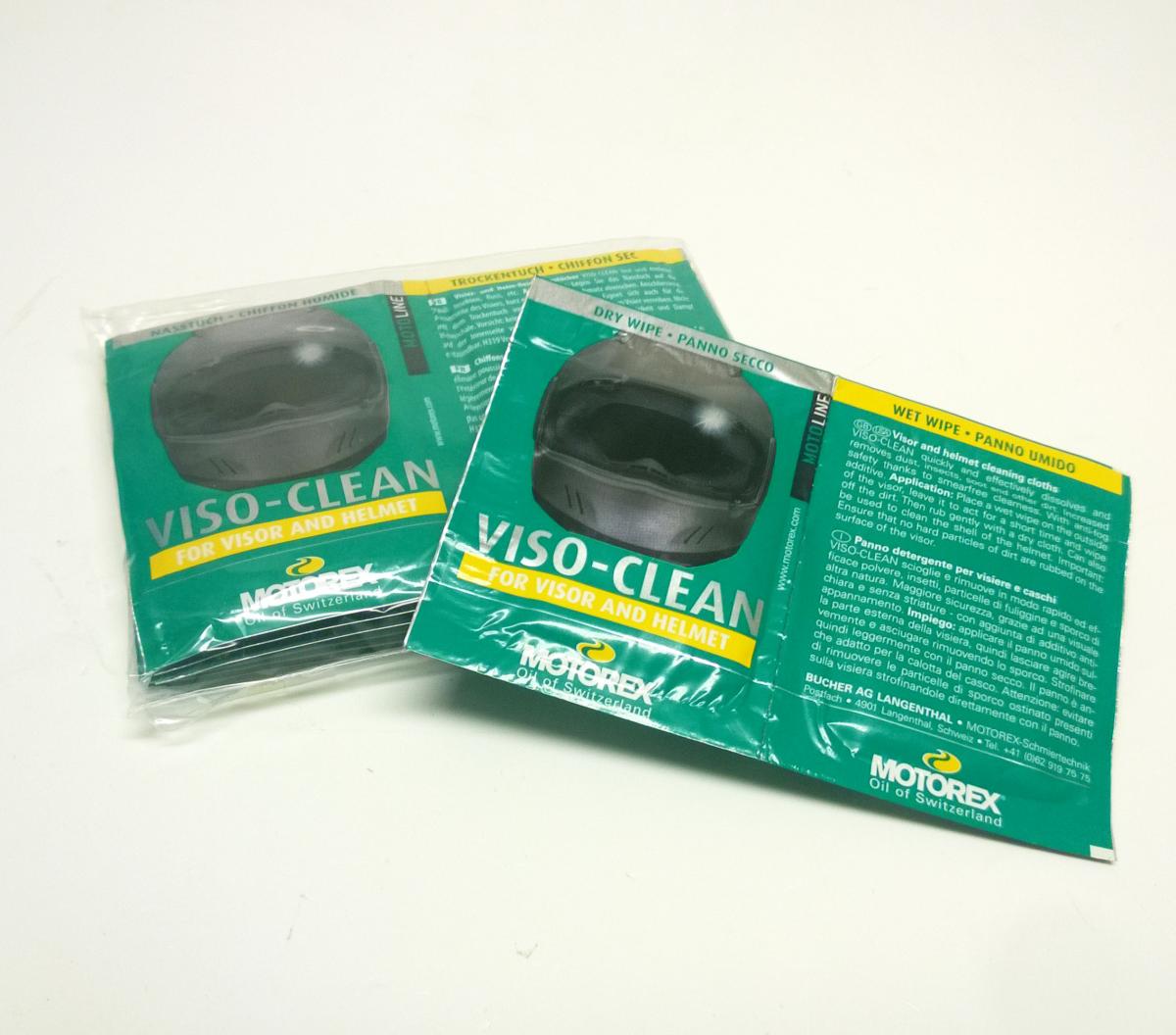 PK/12 VISOR CLEAN 72 WIPES. 12 PACK OF 6 WIPES, MOTOREX 7300640 thumbnail 2