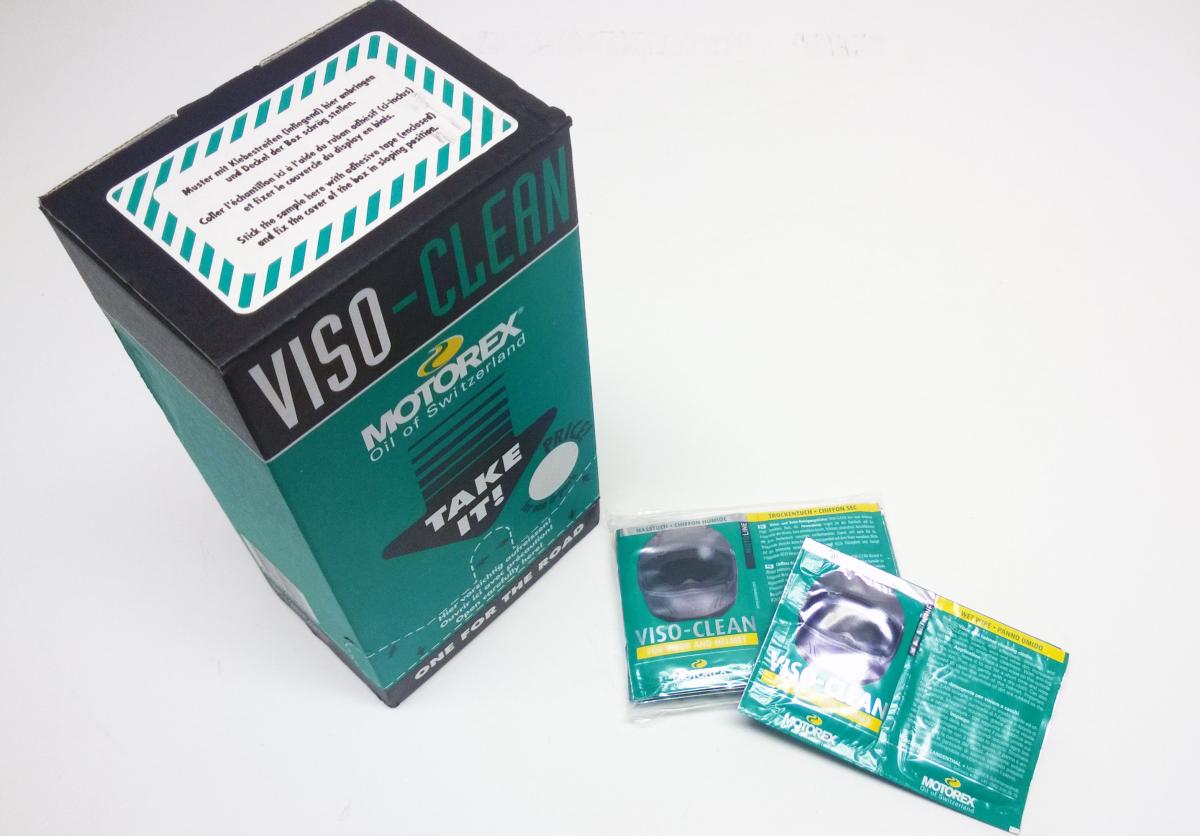 PK/12 VISOR CLEAN 72 WIPES. 12 PACK OF 6 WIPES, MOTOREX 7300640 thumbnail 3