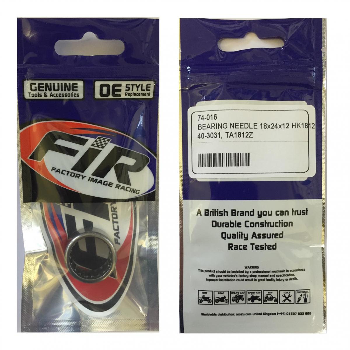 BEARING NEEDLE 18x24x12 HK1812, 40-3031, TA1812Z, 92046-1271 EACH, / 93315-21813 thumbnail 4