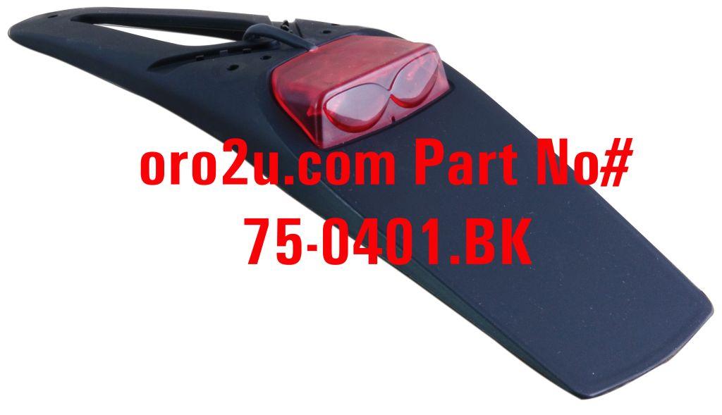 LED TAIL LIGHT BLACK, RTECH R-PTLED3NR006 thumbnail 2