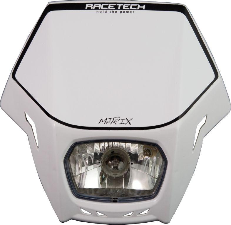 MATRIX HEADLIGHT WHITE, RTECH R-MASKBN00007 image 1