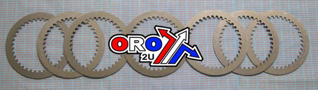 CLUTCH PLATE STEEL SET/7 KX KDX, KAWASAKI 250 500 88-00, MX-03509S image 1