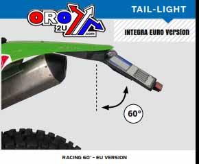LED TAIL-LIGHT & NUMBER PLATE, R-PTLED0NR012 RACE 60' thumbnail 2