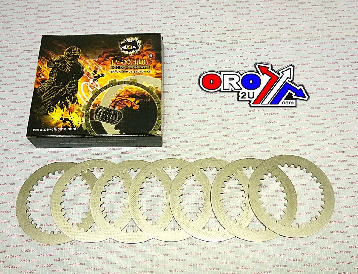 CLUTCH PLATE STEEL SET/7 KDX200, KAWASAKI KX125 1993, MX-03532S image 1