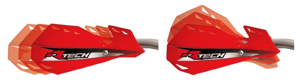 DUAL HANDGUARDS WHITE, RTECH R-KITPMDUBN14, MX/ENDURO thumbnail 2