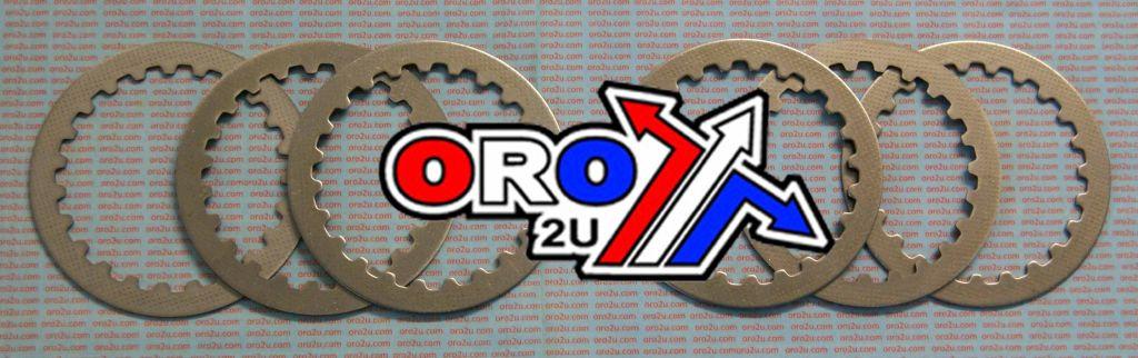 STEEL CLUTCH PLATE SET 01-08 YAMAHA YZ 85 PSYCHIC MX-03573S 6 PLATES 25716-32410-00