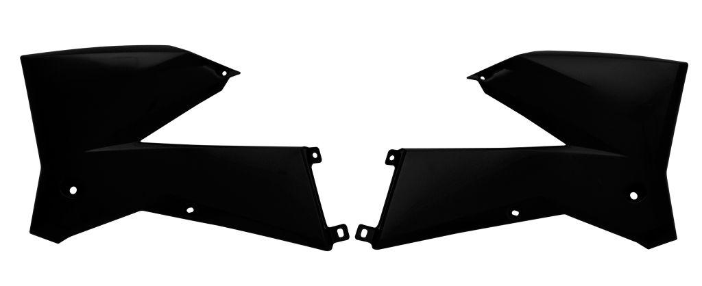 RADIATOR SCOOPS 05-06 KTM SX/S, RTECH R-CVKTMNR0005 BLACK image 1