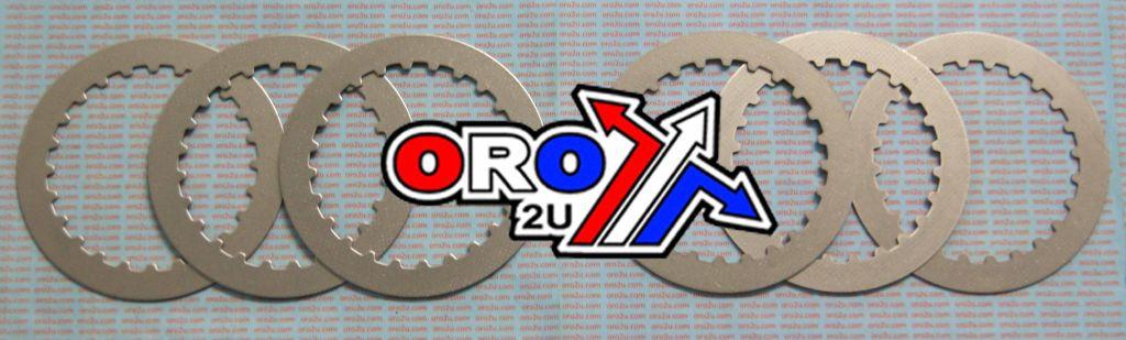 CLUTCH PLATE STEEL SET/6 XR400, MX-03585S HONDA 96-04 XR400 image 1