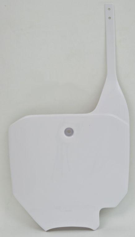 FRONT PLATE CRF150 CR80 CR85, RTECH R-TBCR0BN0085 WHITE thumbnail 2