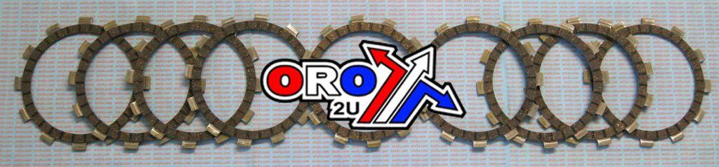 CLUTCH FRICTION PLATE SET/9 [CK2355], MX-03568C YZF/WRF250 01-16 image 1