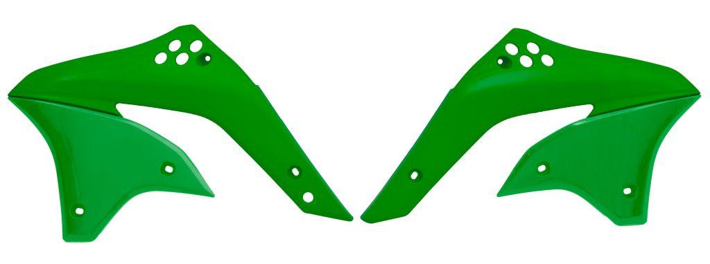 RADIATOR SCOOPS 06-08 KXF450, RTECH R-CVKXFVF0046 image 1