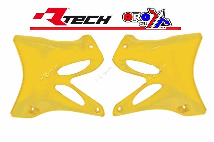 RADIATOR SCOOPS 02-14 YZ125/25, RTECH R-CVYZ0GY0203 image 1