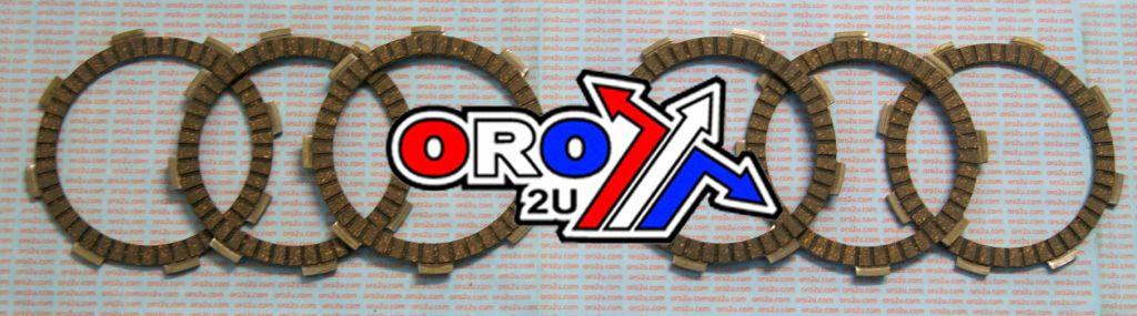 CLUTCH FRICTION PLATE SET/6 [CK4453] KX85, 98-16 KX80 KX85, 13088-1016, MC-03856C image 1