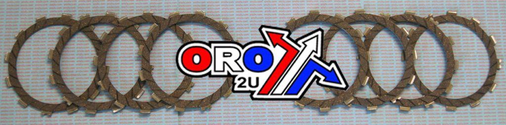CLUTCH FRICTION PLATE SET/8 [CK4514], 04-16 KXF RMZ250 SUZUKI, KAW image 1