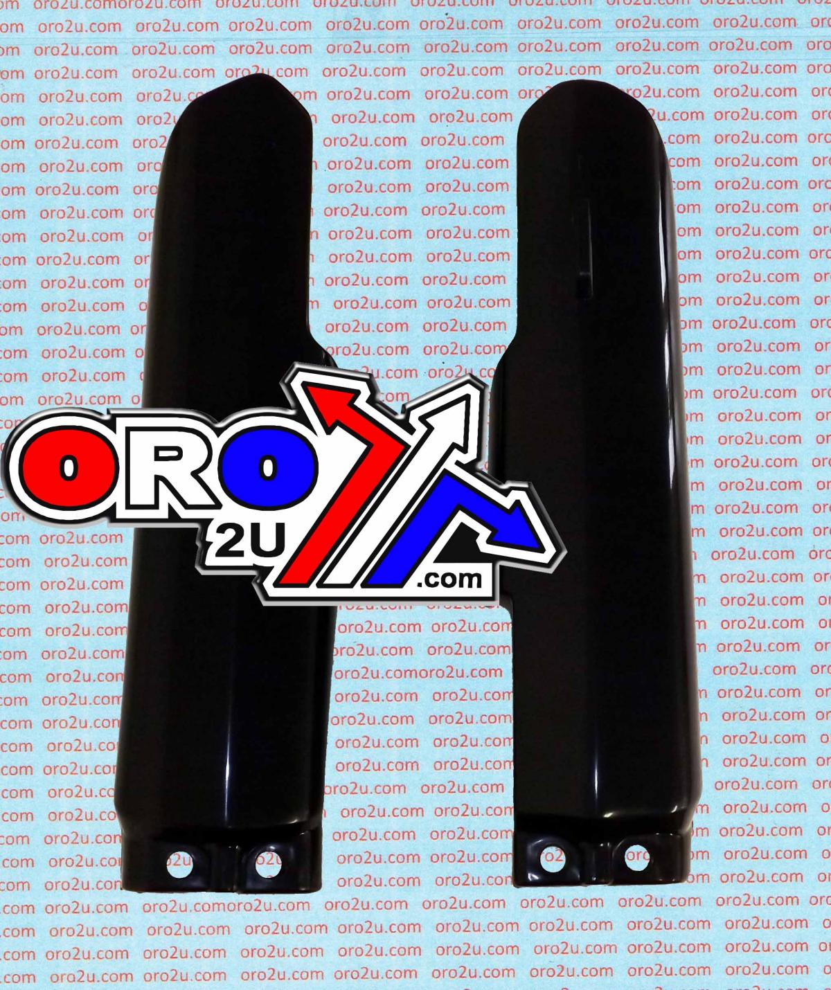 FORK COVERS RM85 00-25 BLACK, RTECH R-PSRM0NR0085, OEM 2016 thumbnail 2