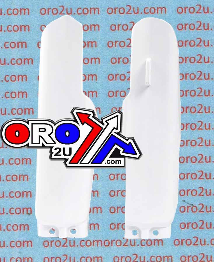 FORK COVERS RM85 00-25 WHITE, RTECH R-PSRM0BN0085, OEM 2003-15 thumbnail 2