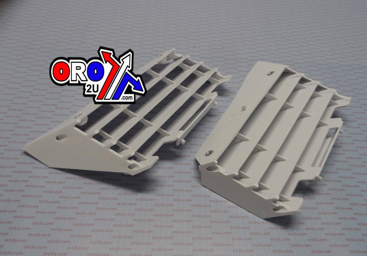 LOUVERS RAD YZF250/450 WHITE, POLISPORT 8455400001, P8455400001 image 1