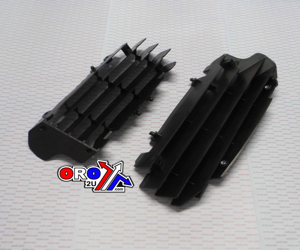 LOUVERS RAD KX250F BLACK, POLISPORT 8455900001, P8455900001