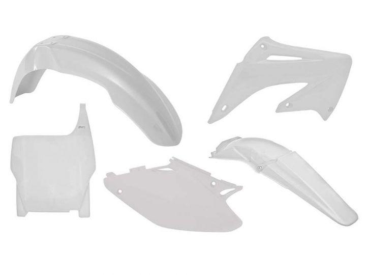 PLASTIC KIT/5 CR125/250 04-07, RTECH R-KITCR0-BN0-503WHITE image 1
