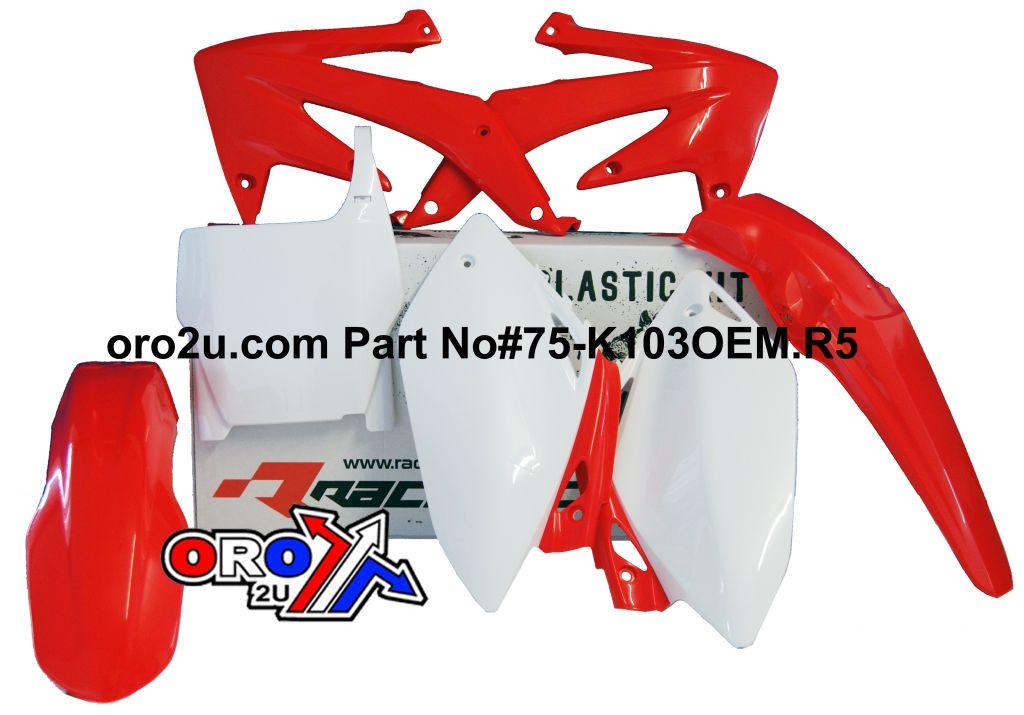 PLASTIC KIT/5 CRF450 05-06, RTECH R-KITCRF-OEM-506 thumbnail 2