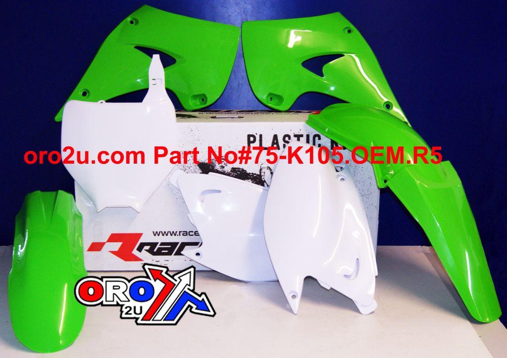 PLASTIC KIT/5 KX125/250 03-08, RTECH R-KITKX0-OEM-503 thumbnail 2