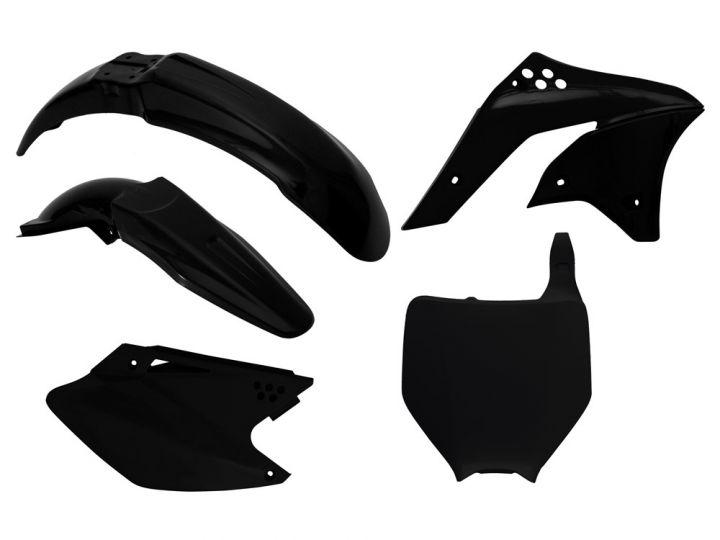 PLASTIC KIT/5 06-08 KXF250, BLACK RTECH R-KITKXF-NR0-505 image 1