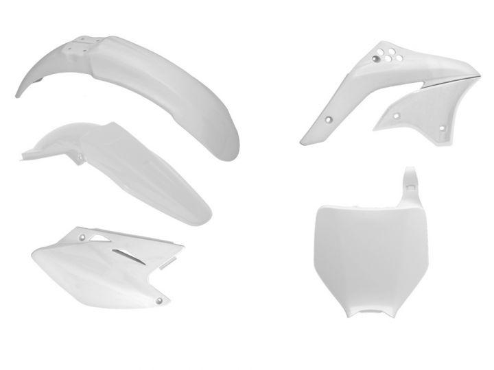 PLASTIC KIT/5 06-08 KXF450 WHT, RTECH R-KITKXF-BN0-506 image 1