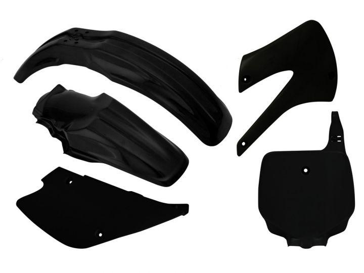 PLASTIC KIT/5 98-13 KX85 BLACK, RTECH R-KITKX0-NR0-507 image 1
