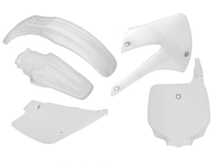 PLASTIC KIT/5 98-13 KX85 WHITE, RTECH R-KITKX0-BN0-507 image 1