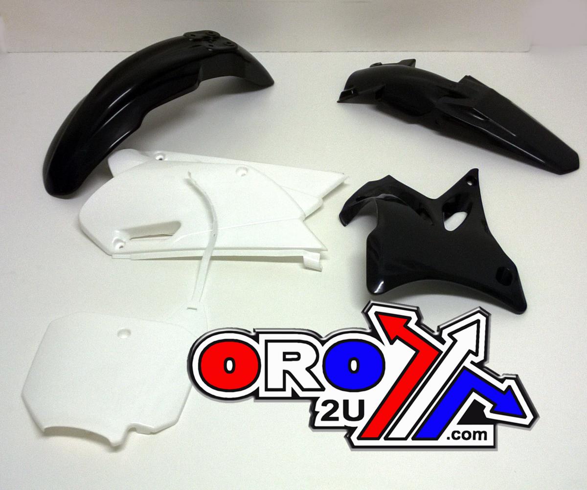 PLASTIC KIT YZ 85 02-14 BLACK OEM STYLE, AUTC181 image 1