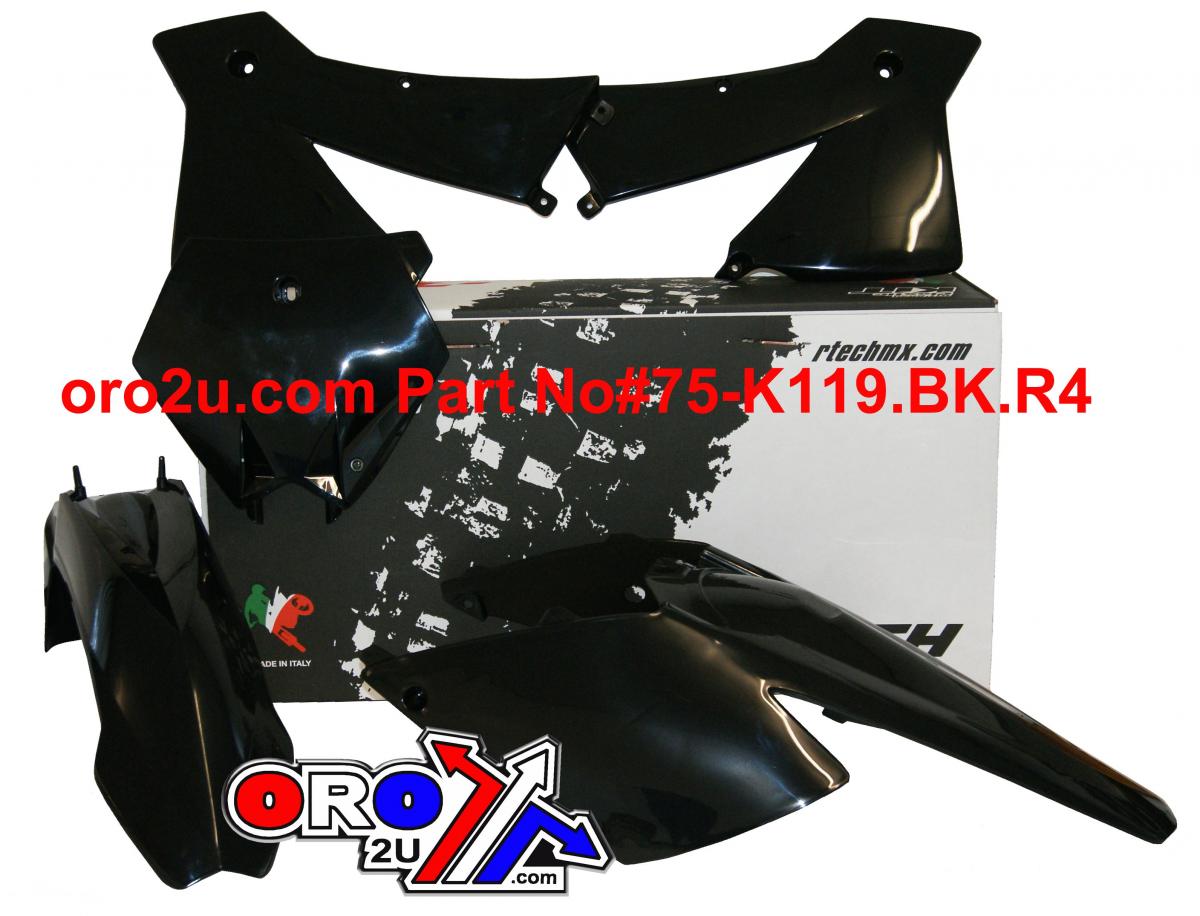 PLASTIC KIT/4 04 KTM125-525, RTECH R-KITKTM-NR0-503 thumbnail 2
