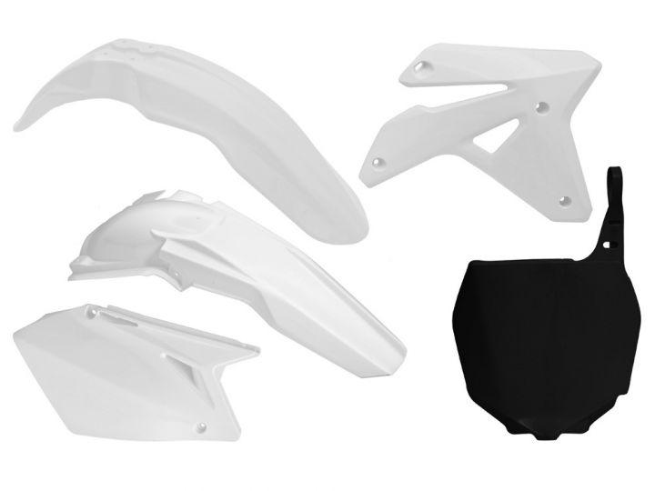 PLASTIC KIT/5 2007 RMZ450, WHITE BLACK RTECH R-KITRMZ-BN0-506 image 1