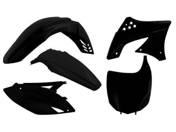 PLASTIC KIT/5 09-11 KXF450, BLACK RTECH R-KITKXF-NR0-510 image 1