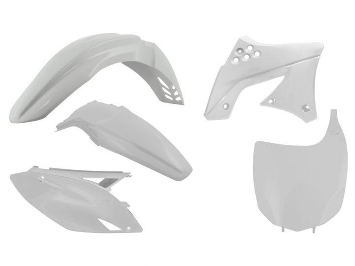PLASTIC KIT/5 09-12 KXF250 WHT, RTECH R-KITKXF-BN0-509 image 1