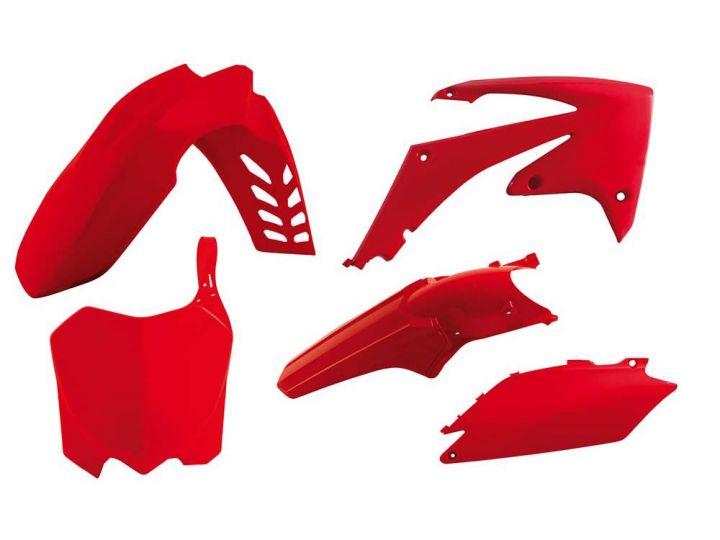 PLASTIC KIT/5 CRF250/450 11-13, RED RTECH R-KITCRF-RS0-516 image 1