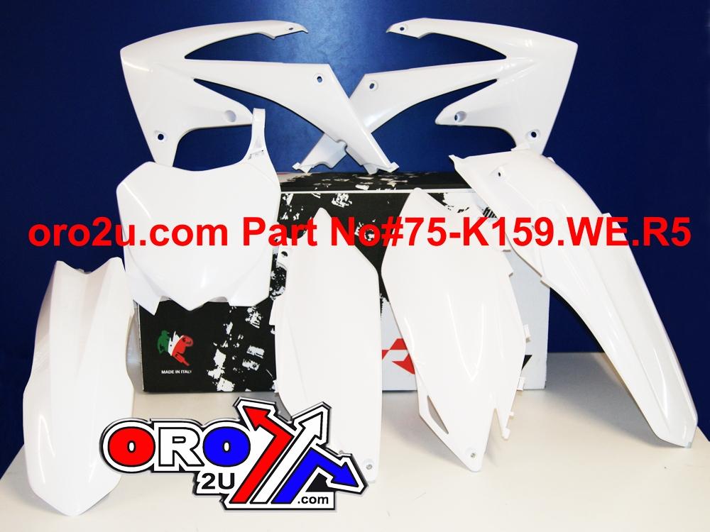 PLASTIC KIT/5 CRF25/450R 11-12, WHITE RTECH R-KITCRF-BN0-516 thumbnail 2