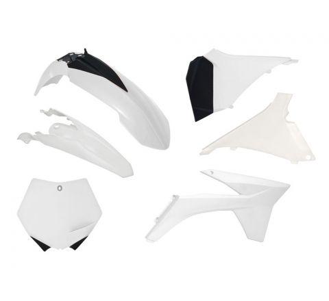 PLASTIC KIT/6 SX125-250 12 WHT, RTECH R-KITKTM-BN0-509 image 1