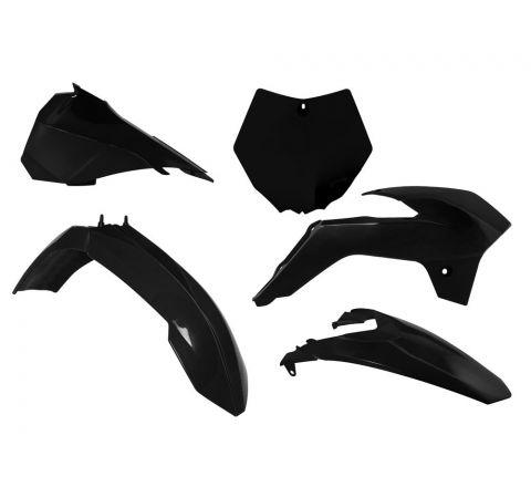 PLASTIC KIT/5 13-17 KTM SX85, BLACK RTECH R-KITKTM-NR0-513 image 1