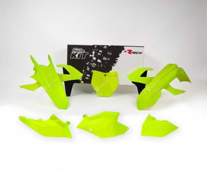 PLASTIC KIT/6 16-18 KTM SX/SXF, RTECH R-KITKTM-GF0-516, NEON YELLOW thumbnail 2
