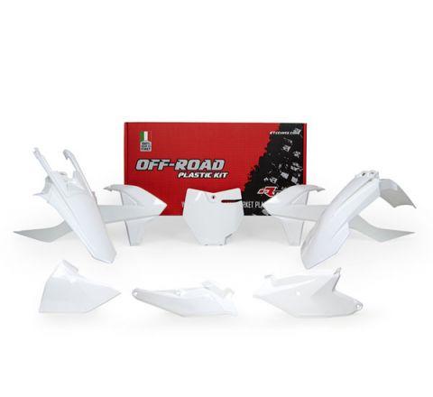PLASTIC KIT/6 18-24 KTM SX85, WHITE RTECH R-KITKTM-BN0-185, GASGAS MC 85 2021-2023 image 1