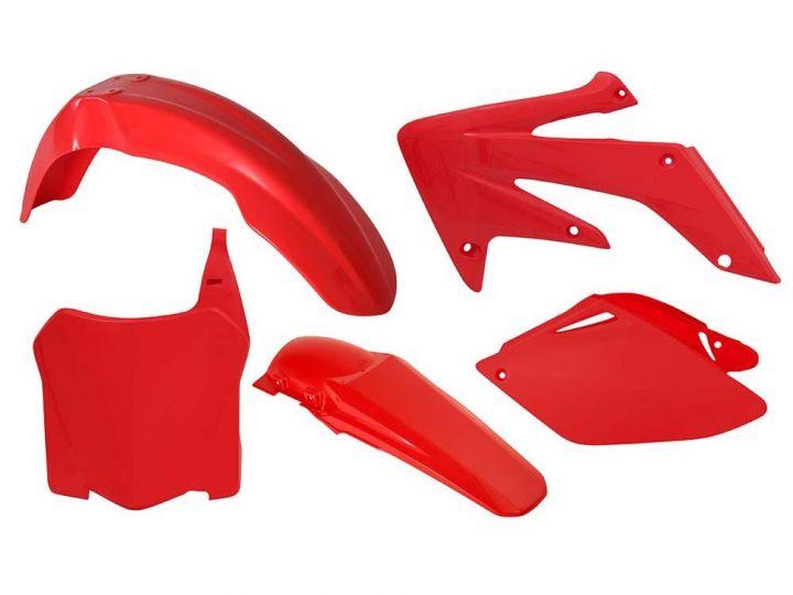 PLASTIC KIT 08-09 CRF250 RED, RTECH R-KITCRF-RS0-588 image 1