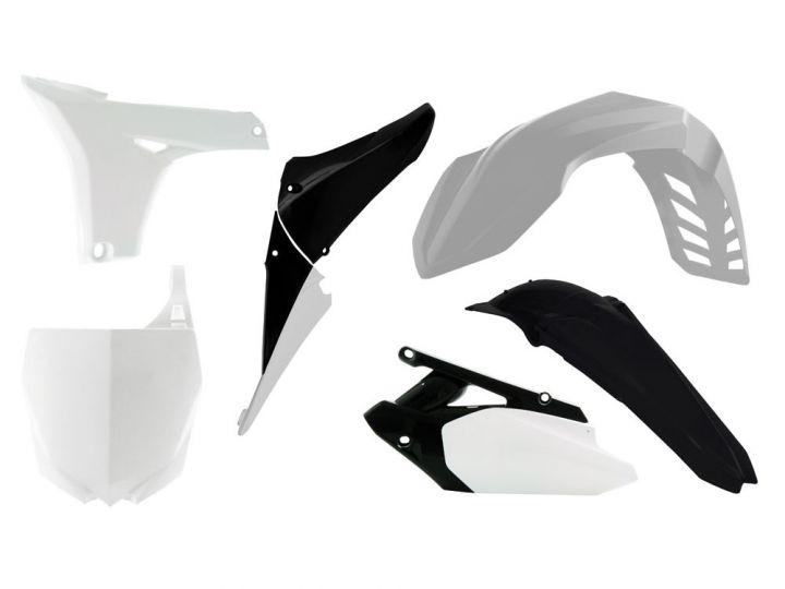 PLASTIC KIT/6 10-13 YZF450, RTECH 11-12 R-KITYZF-BN1-611, WHITE/BLACK image 1