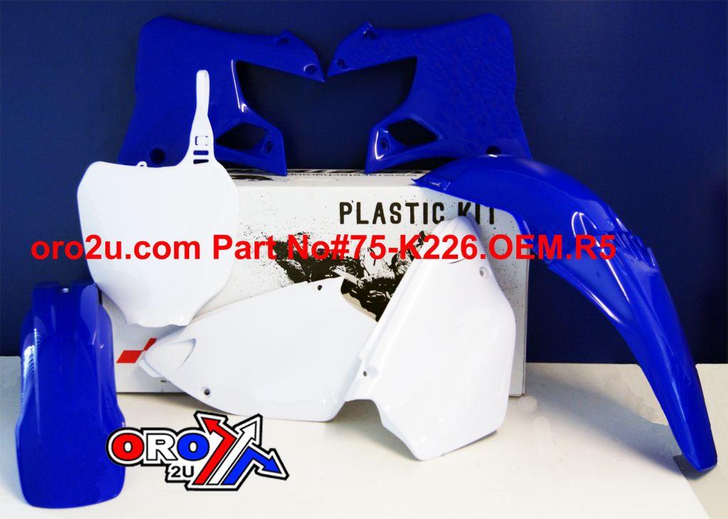 PLASTIC KIT/5 96-01 YZ125/250, RTECH R-KITYZ0-OEM-501 thumbnail 2