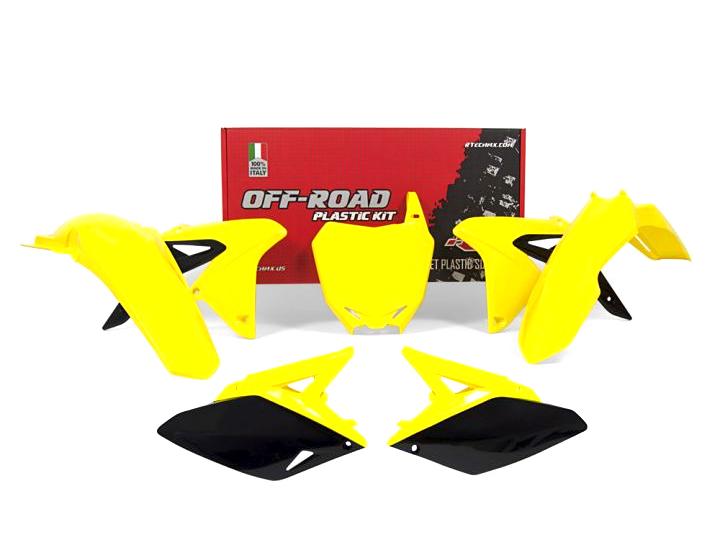 PLASTIC KIT/5 10-18 RMZ250 OEM17, RTECH R-KITRMZ-OEM-591 image 1