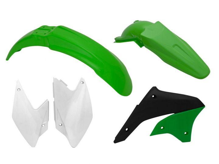 PLASTIC KIT 07-15 KLX450 OEM, RTECH R-KITKLX-OEM-497 image 1