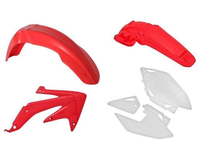 PLASTIC KIT CRF450X 05-07, RTECH R-KITCRX-OEM-414 image 1