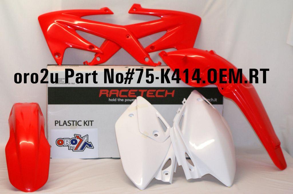 PLASTIC KIT CRF450X 05-07, RTECH R-KITCRX-OEM-414 thumbnail 2