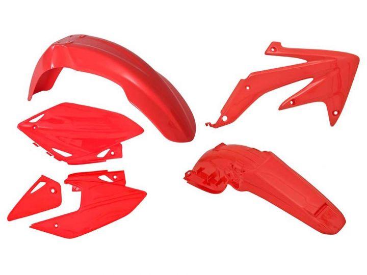 PLASTIC KIT CRF450X 05-07, RTECH R-KITCRX-RS0-414 image 1