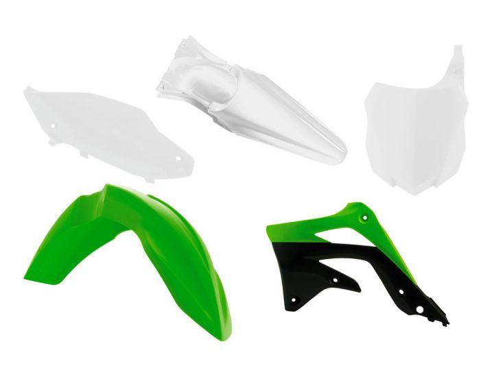 PLASTIC KIT/5 13-15 KX450F, OEM14 RTECH R-KITKXF-OEM-515 image 1