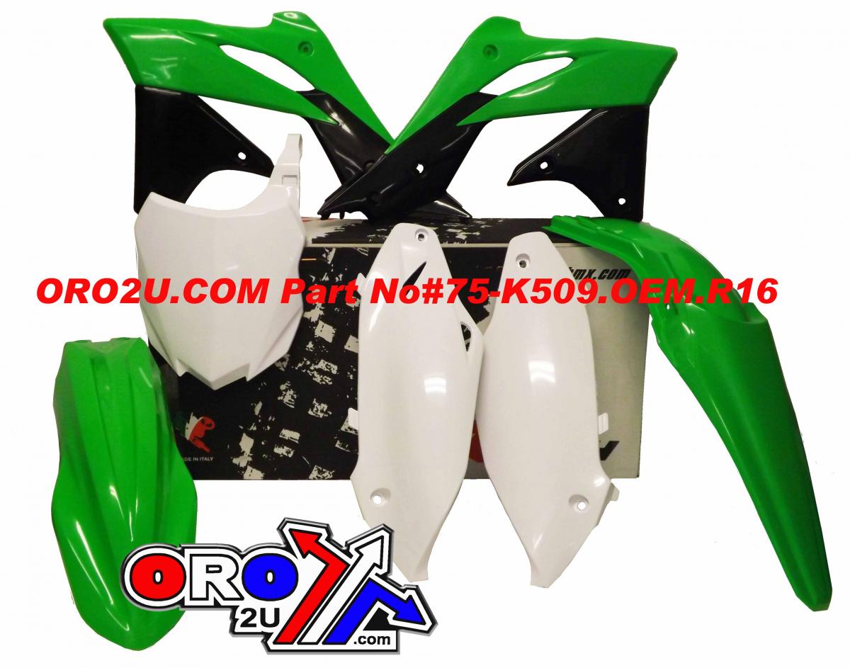 PLASTIC KIT 13-16 KX250F OEM16, RTECH R-KITKXF-OEM-596 thumbnail 2